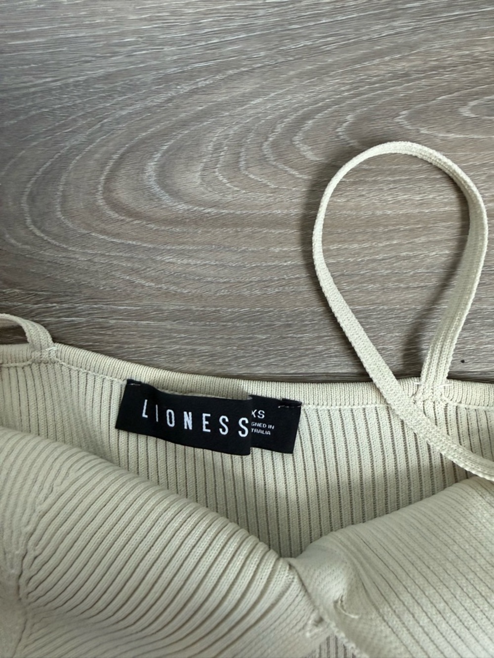 Lioness Cream Ribbed Button-Front Maxi Dress - Picture 2 of 4